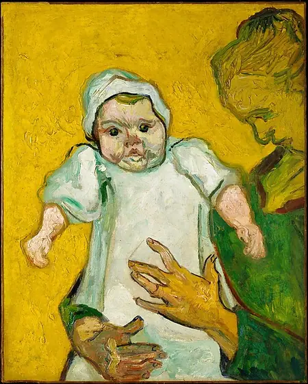 Madame Roulin and Her Baby, Vincent van Gogh, 1888, oil on canvas