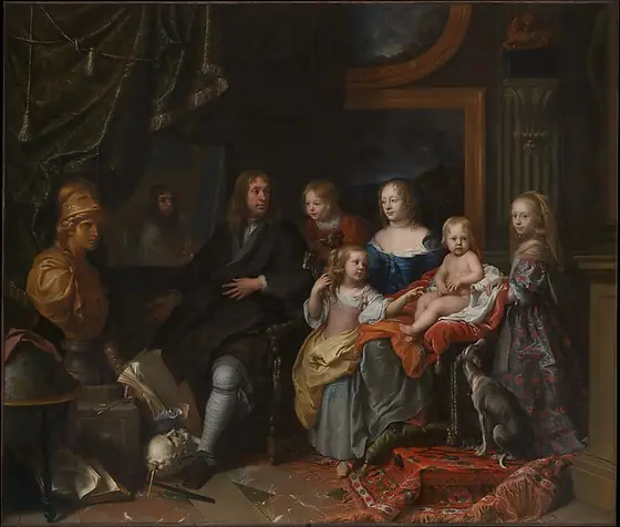 The Jabach Family, Charles Le Brun, ca. 1660, oil on canvas
