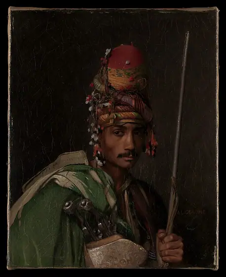 Bashi-Bazouk, Jean-Léon Gérôme, ca. 1868–69, oil on canvas