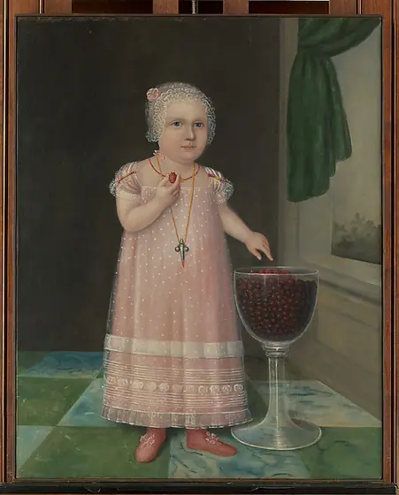 Emma Van Name, Joshua Johnson, ca. 1805, oil on canvasPainting