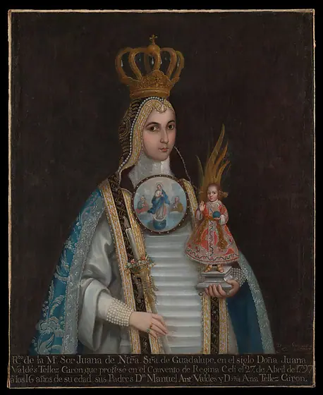 Portrait of Sor Juana de Nuestra Señora de Guadalupe, Domingo Ortiz, 1797, oil on canvas