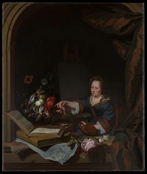 Rachel Ruysch (1664–1750), Rachel Ruysch, 1692, oil on canvas