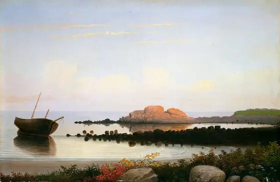 Brace's Rock, Eastern Point, Gloucester, Fitz Henry Lane, c. 1864, oil on canvas