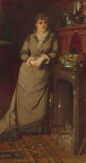 Harriet Hubbard Ayer, Eastman Johnson, 1881, oil on canvas