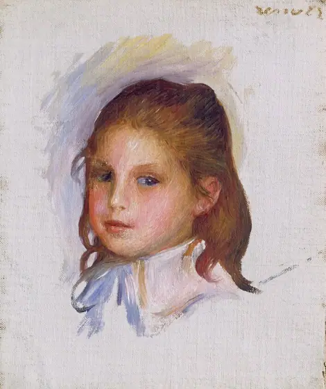 Child with Brown Hair, Pierre-Auguste Renoir, 1887/1888, oil on canvas