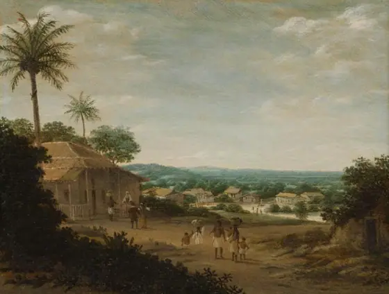 Brazilian Village, Frans Jansz Post, 1675 - 1680, oil on panel