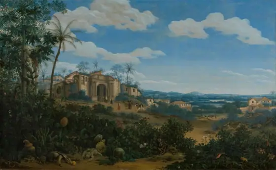 View of Olinda, Brazil, Frans Jansz Post, 1662, oil on canvas
