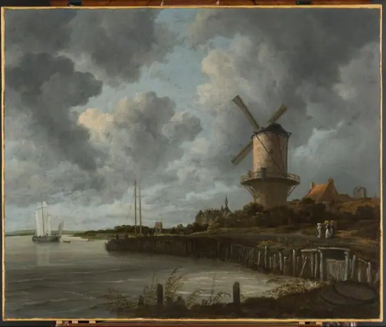 The Windmill at Wijk bij Duurstede, Jacob van Ruisdael, c. 1668 - c. 1670, oil on canvas