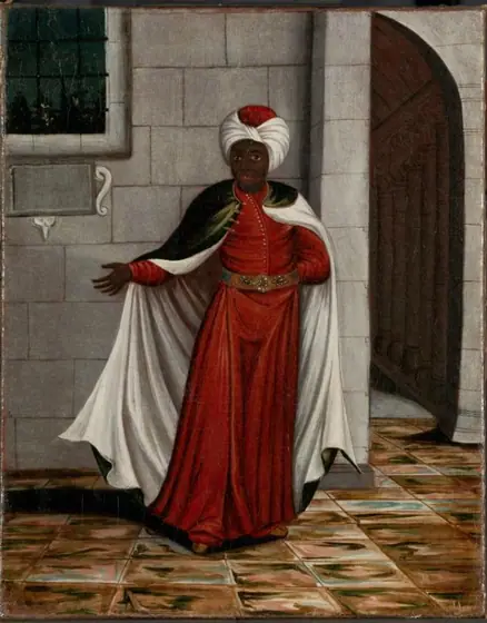 The Kislar Aghassi, Chief of the Black Eunuchs of the Sultan, Jean Baptiste Vanmour, 1700 - 1737, oil on canvas