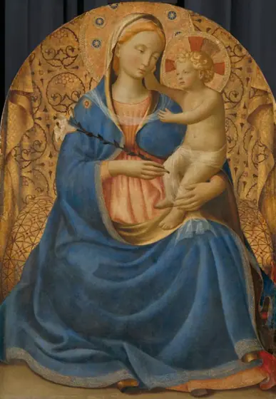 Madonna of Humility, Fra Angelico, c. 1440, tempera on panel