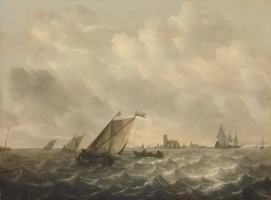 River View, Abraham van Beijeren, c. 1643 - c. 1650, oil on panel