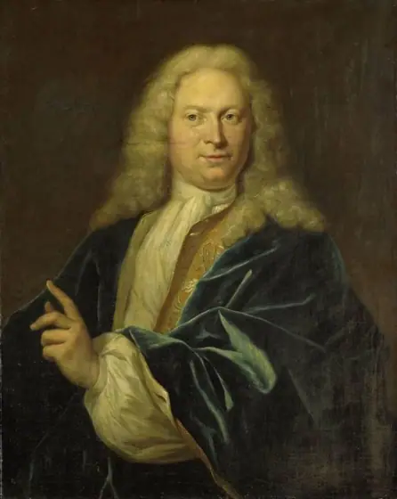 Portrait of Jan Hendrik van Heemskerck, Count of the Holy Roman Empire, Lord of Achttienhoven, Den Bosch and Eyndschoten, Captain of the Citizenry of Amsterdam (Johan Hendrik Graaf Van Heemskerk), Jan Maurits Quinkhard, 1710 - 1730, oil on canvas