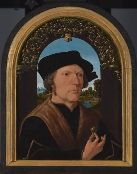 Portrait of Jan Gerritsz van Egmond van de Nijenburg, Jacob Cornelisz van Oostsanen, after 1507, oil on panel
