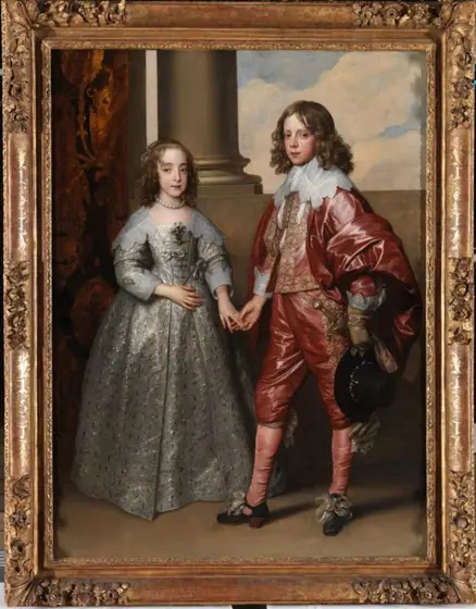 Mary Stuart and William II, Anthony van Dyck, 1641, oil on canvas