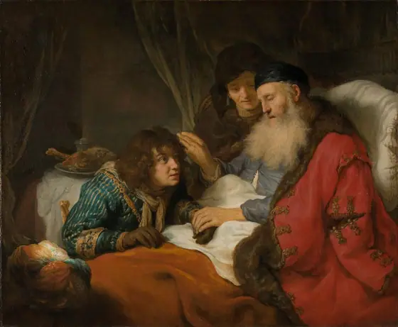 Isaac Blessing Jacob, Govert Flinck, c. 1638, oil on canvas
