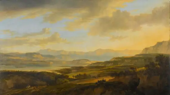 The Lake of Zurich, Jan Hackaert, c. 1660, oil on canvas