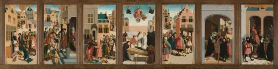 The Seven Works of Mercy, Master of Alkmaar, 1504, oil on panel