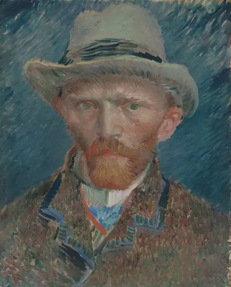 Self-portrait, Vincent van Gogh, 1887