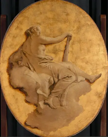 Allegorical Figure of a Woman with a Club (Fortitude?), Giovanni Battista Tiepolo, c. 1740 - 1750