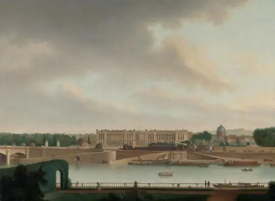 The View from the Batavian Embassy in Paris, Josephus Augustus Knip, 1801, oil on canvas