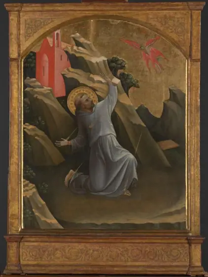 Saint Francis Receiving the Stigmata, Lorenzo Monaco, c. 1420, tempera on panel