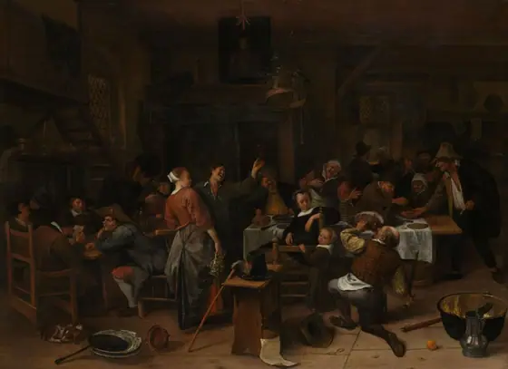 Prince’s Day, Jan Steen, 1660 - 1679, oil on panel