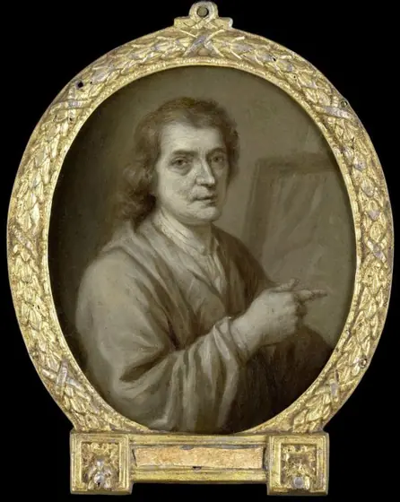 Portrait of Joost van Geel, Painter and Poet in Rotterdam, Jan Maurits Quinkhard, 1732 - 1771