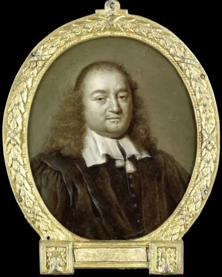 Portrait of Joannes Fredericus Gronovius, Philologist and Jurist, Professor in Leiden, Jan Maurits Quinkhard, 1732 - 1771