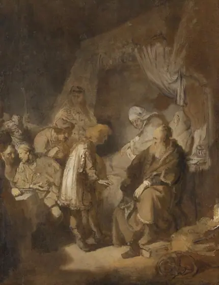 Joseph Telling his Dreams, Rembrandt van Rijn, 1633