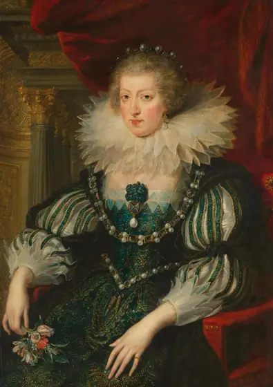 Portrait of Anne of Austria (1601-1666), Queen of France, Peter Paul Rubens, c. 1628, oil on panel