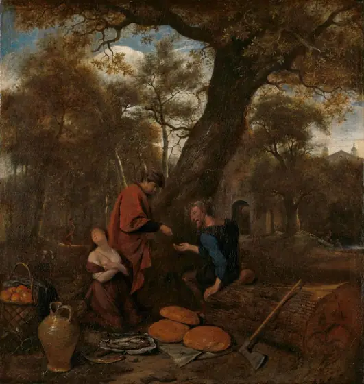 Erysichthon selling his daughter, Jan Steen, 1650 - 1660, oil on canvas