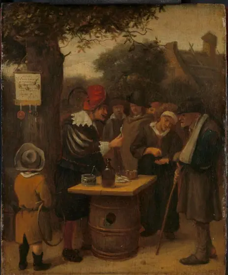 The quack, Jan Steen, 1650 - 1679, oil on panel