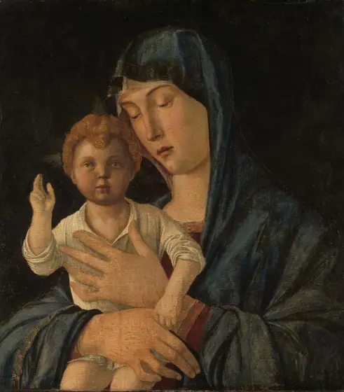 Madonna and Child, Giovanni Bellini, 1470 - 1480, oil on panel