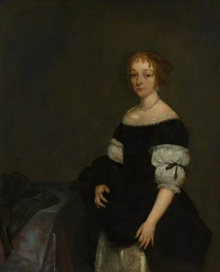 Aletta Pancras (1649-1707) Wife of François de Vicq, Gerard ter Borch, 1670, oil on canvas