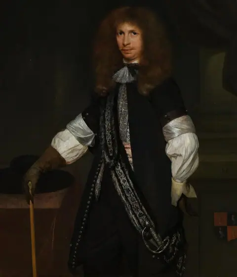Jacob de Graeff (1642-90). In the Uniform of an Officer, Gerard ter Borch, 1673, oil on panel