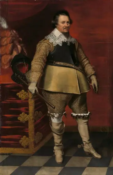 Portrait of Ernst Casimir I, Count of Nassau-Dietz, Wybrand de Geest, c. 1630 - c. 1635, oil on canvas