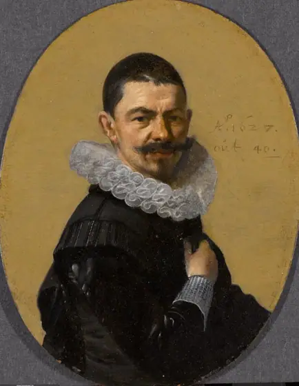 Portrait of a Man, Willem Cornelisz Duyster, 1627, oil on copper