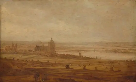 View of Arnhem, Jan van Goyen, c. 1644, oil on panel