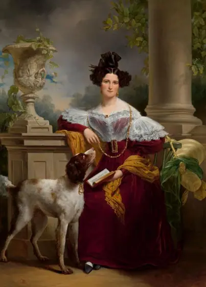 Portrait of Alida Christina Assink, Jan Adam Kruseman, 1833, oil on canvas