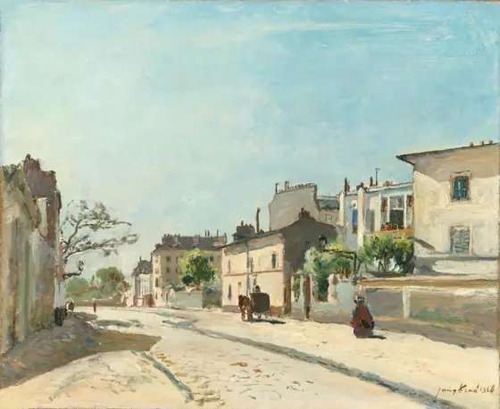 Rue Notre-Dame, Paris, Johan Barthold Jongkind, 1866, oil on canvas