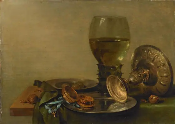 Still Life with a Silver Tazza, Willem Claesz Heda, 1630, oil on panel