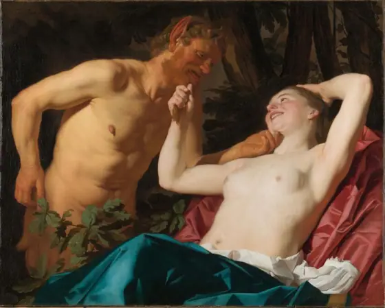 Satyr and Nymph, Gerard van Honthorst, 1623