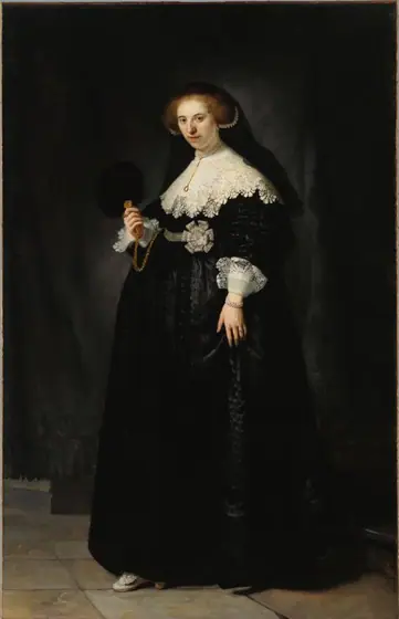 Portrait of Oopjen Coppit, Rembrandt van Rijn, 1634, oil on canvas