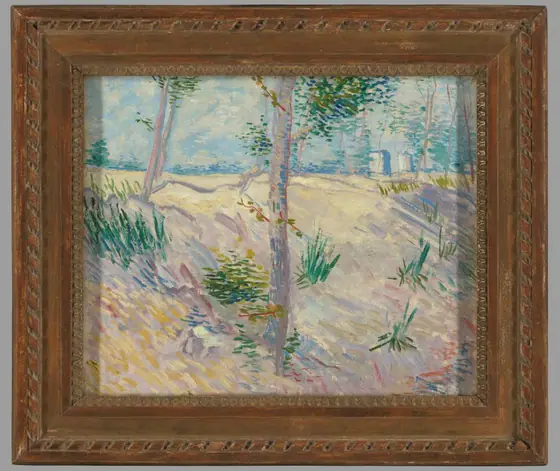 Riverbank with Trees, Vincent van Gogh, 1887
