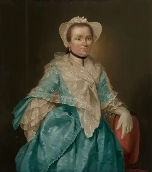 Portrait of Elisabeth Troost (1730-1790), Jacobus Buys, 1767