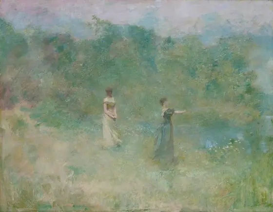 Summer, Thomas Wilmer Dewing, ca. 1890, oil on canvas