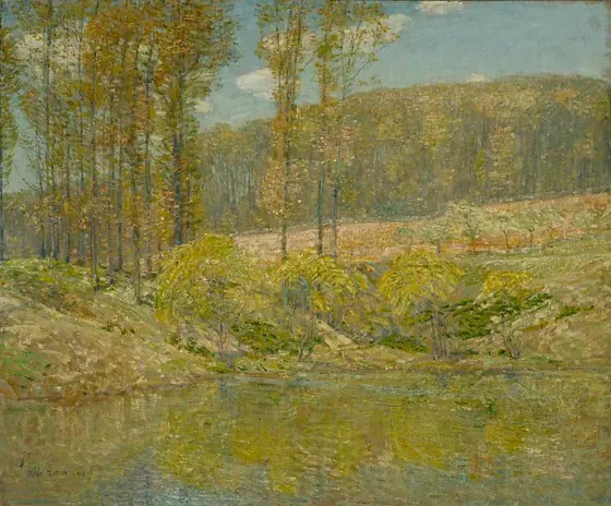 Spring, Navesink Highlands, Childe Hassam, 1908, oil on canvas