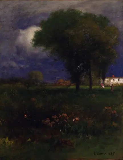 September Afternoon, George Inness, 1887, oil on canvas