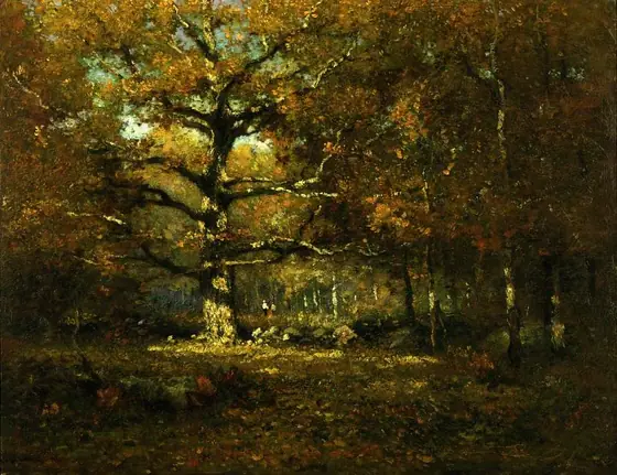 Connecticut Woods, Henry Ward Ranger, 1899, oil on canvas