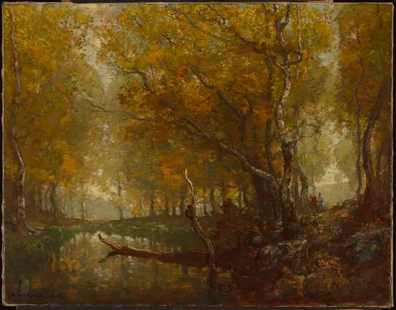 Bradbury's Mill Pond, no. 2, Henry Ward Ranger, 1903, oil on canvas